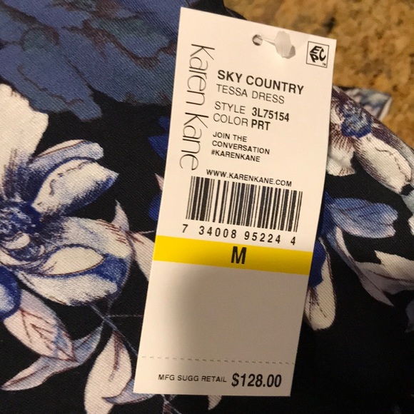 NWT KAREN KANE SKY COUNTRY TESSA DRESS SIZE M - Picture 8 of 8